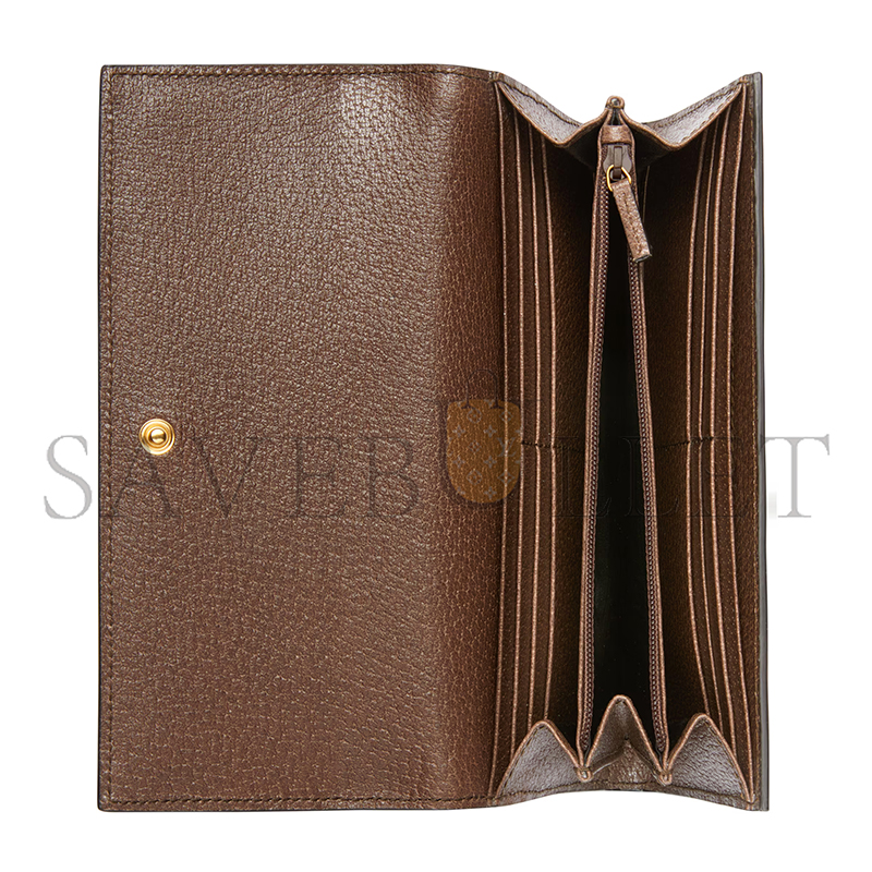 GUCCI OPHIDIA CONTINENTAL WALLET 523153 (19*10*3.5cm) GUCCI OPHIDIA CONTINENTAL WALLET 523153 (19*10*3.5cm)